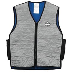 Ergodyne 12547 Chill-Its 6665 Evaporative Cooling Vest, Gray, 3X-Large, 1/Each
