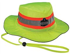 Ergodyne 12591 Chill-Its 8935Ct Evaporative Class Headwear Hi-Vis Ranger Hat W/Ct, Lime, L/Xl, 1/Each