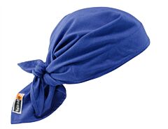 Ergodyne 12627 Chill-Its 6710Fr Evaporative Fr Cooling Triangle Hat, Blue, 6/Each