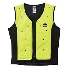 Ergodyne 12674 Chill-Its 6685 Dry Evaporative Cooling Vest, Lime, Large, 1/Each