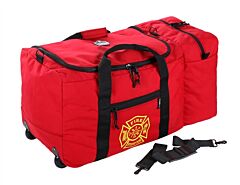 Ergodyne 13205 Arsenal 5005W Wheeled Fire & Rescue Gear Bag, Red, 1/Each