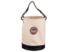 Ergodyne 14430 Arsenal 5730 Leather Bottom Bucket, White, 1/Each