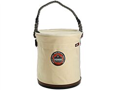 Ergodyne 14533 Arsenal 5733T Large Plastic Bottom Bucket With Top, White, Large, 1/Each