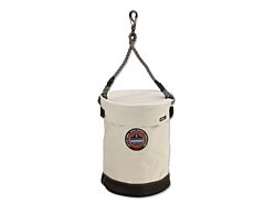 Ergodyne 14540 Arsenal 5740T Leather Bottom Bucket-Swivel With Top, White, 1/Each