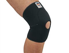 Ergodyne 16536 Proflex 615 Knee Sleeve W/ Open Patella/Anterior Pad, Black, 2X-Large, 1/Each