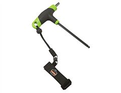 Ergodyne 19042 Squids 3115 Adjustable Wrist Lanyard-2Lb, Black, S/M, 6/Each