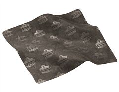 Ergodyne 19216 Skullerz 3216 Microfiber Cleaning Cloth, Black, 12/Each
