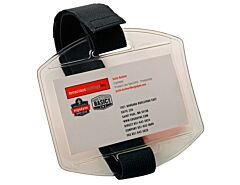 Ergodyne 19950 Squids 3386 Arm Band Id/Badge Holder, Black, 6/Each