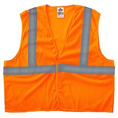 Ergodyne 20969 Glowear 8205Hl Type R Class 2 Super Econo Mesh Vest, Orange, 4Xl/5Xl, 1/Each