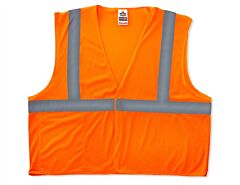 Ergodyne 21015 Glowear 8210Hl Type R Class 2 Economy Mesh Vest, Orange, L/Xl, 1/Each