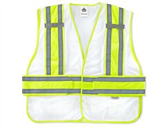 Ergodyne 21382 Glowear 8240Hl-Nc Non-Certified Two-Tone Expandable Vest, White, Xl/2Xl, 1/Each