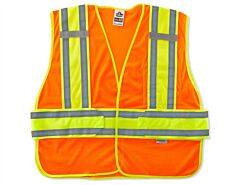 Ergodyne 21386 Glowear 8240Hl Type R Class 2 Two-Tone Expandable Vest, Orange, Xl/2Xl, 1/Each