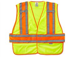 Ergodyne 21394 Glowear 8240Hl Type R Class 2 Two-Tone Expandable Vest, Lime, M/L, 1/Each