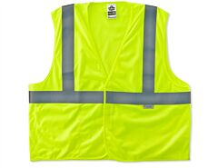 Ergodyne 21475 Glowear 8255Hl Type R Class 2 Treated Poly Vest, Lime, L/Xl, 1/Each