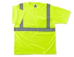 Ergodyne 21506 Glowear 8289 Type R Class 2 T-Shirt, Lime, 2X-Large, 1/Each