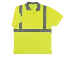 Ergodyne 21649 Glowear 8295 Type R Class 2 Polo Shirt, Lime, 5X-Large, 1/Each