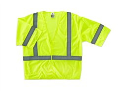 Ergodyne 22023 Glowear 8310Hl Type R Class 3 Economy Vest, Lime, S/M, 1/Each