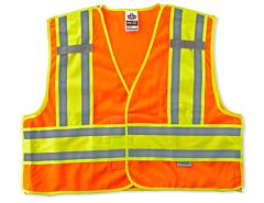 Ergodyne 23387 Glowear 8245Psv Type P Class 2 Public Safety Vest, Orange, 2Xl/3Xl, 1/Each
