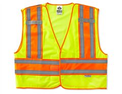 Ergodyne 24000 Glowear 8245Psv Type P Class 2 Public Safety Vest, Lime, 6Xl/7Xl, 1/Each