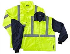 Ergodyne 24387 Glowear 8385 Type R Class 3 4-In-1 Jacket, Lime, 3X-Large, 1/Each