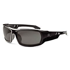 Ergodyne 50030 Skullerz Odin Safety Glasses, Black, Smoke Lens, 1/Each
