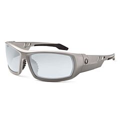 Ergodyne 50180 Skullerz Odin Safety Glasses, Matte Gray, In/Outdoor Lens, 1/Each