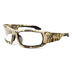 Ergodyne 50300 Skullerz Odin Safety Glasses, Kryptek Highlander, Clear Lens, 1/Each