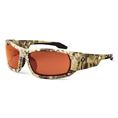 Ergodyne 50320 Skullerz Odin Safety Glasses, Kryptek Highlander, Copper Lens, 1/Each