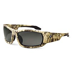 Ergodyne 50330 Skullerz Odin Safety Glasses, Kryptek Highlander, Smoke Lens, 1/Each