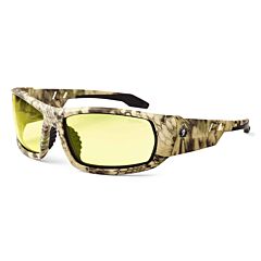 Ergodyne 50350 Skullerz Odin Safety Glasses, Kryptek Highlander, Yellow Lens, 1/Each