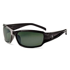 Ergodyne 51071 Skullerz Thor Safety Glasses, Black, Polarized G15 Lens, 1/Each