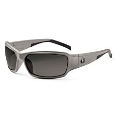 Ergodyne 51133 Skullerz Thor Safety Glasses, Matte Gray, Anti-Fog Smoke Lens, 1/Each