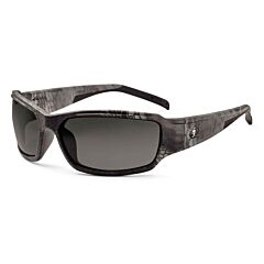 Ergodyne 51330 Skullerz Thor Safety Glasses, Kryptek Typhon, Smoke Lens, 1/Each