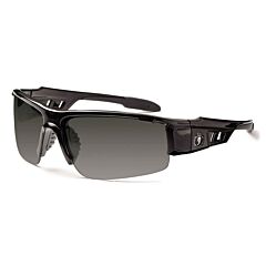 Ergodyne 52030 Skullerz Dagr Safety Glasses, Black, Smoke Lens, 1/Each