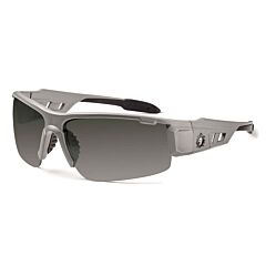 Ergodyne 52130 Skullerz Dagr Safety Glasses, Matte Gray, Smoke Lens, 1/Each
