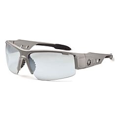 Ergodyne 52180 Skullerz Dagr Safety Glasses, Matte Gray, In/Outdoor Lens, 1/Each
