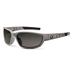 Ergodyne 53130 Skullerz Kvasir Safety Glasses, Matte Gray, Smoke Lens, 1/Each
