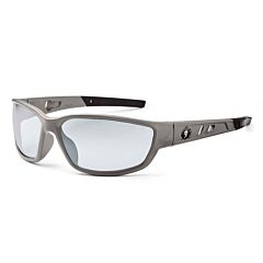 Ergodyne 53180 Skullerz Kvasir Safety Glasses, Matte Gray, In/Outdoor Lens, 1/Each