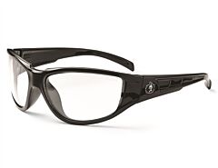 Ergodyne 55000 Skullerz Njord Safety Glasses, Black, Clear Lens, 1/Each
