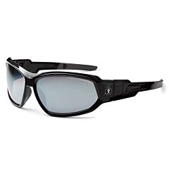 Ergodyne 56042 Skullerz Loki Safety Glasses // Goggles, Black, Silver Mirror Lens, 1/Each