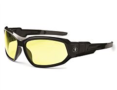 Ergodyne 56050 Skullerz Loki Safety Glasses // Goggles, Black, Yellow Lens, 1/Each