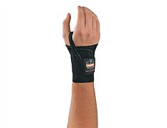 Ergodyne 70014 Proflex 4000 Single Strap Wrist Support, Black, M-Left, 1/Each