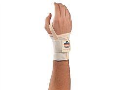 Ergodyne 70106 Proflex 4000 Single Strap Wrist Support, Tan, L-Right, 1/Each