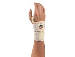 Ergodyne 70134 Proflex 4010 Double Strap Wrist Support, Tan, M-Left, 1/Each