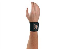 Ergodyne 72102 Proflex 400 Universal Wrist Wrap, Black, 6/Each