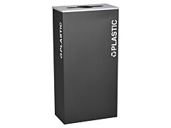 Ex-Cell Rc-Kd17-Pl Blx Rectangular Plastic, Steel, 17 Gal. Black Texture