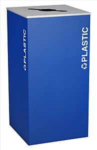 Ex-Cell Rc-Kd36-Pl Ryx Square Plastic, Steel, 36 Gal. Royal Texture