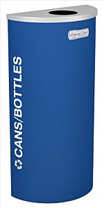 Ex-Cell Rc-Kdhr-C Ryx Half Round Cans/Bottles, Steel, 8 Gal. Royal Texture