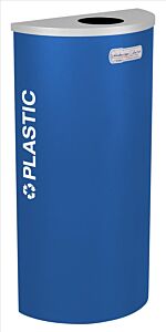 Ex-Cell Rc-Kdhr-Pl Ryx Half Round Plastic, Steel, 8 Gal. Royal Texture