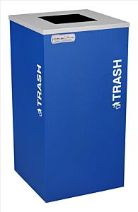 Ex-Cell Rc-Kdsq-T Ryx Square Trash, Steel, 24 Gal. Royal Texture